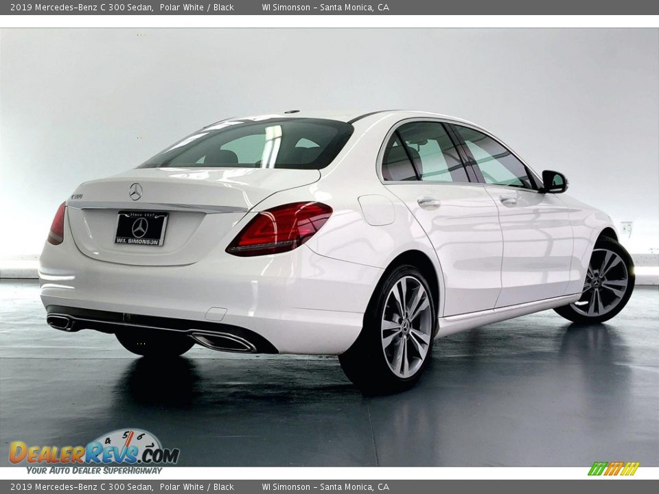 2019 Mercedes-Benz C 300 Sedan Polar White / Black Photo #13