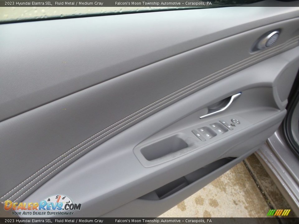 2023 Hyundai Elantra SEL Fluid Metal / Medium Gray Photo #14