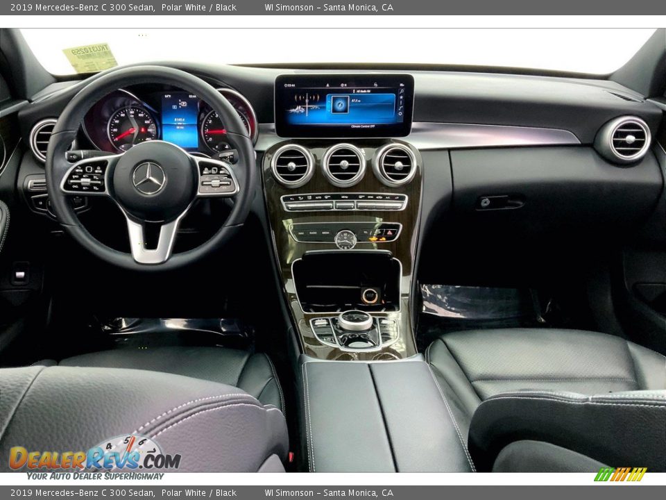 2019 Mercedes-Benz C 300 Sedan Polar White / Black Photo #15