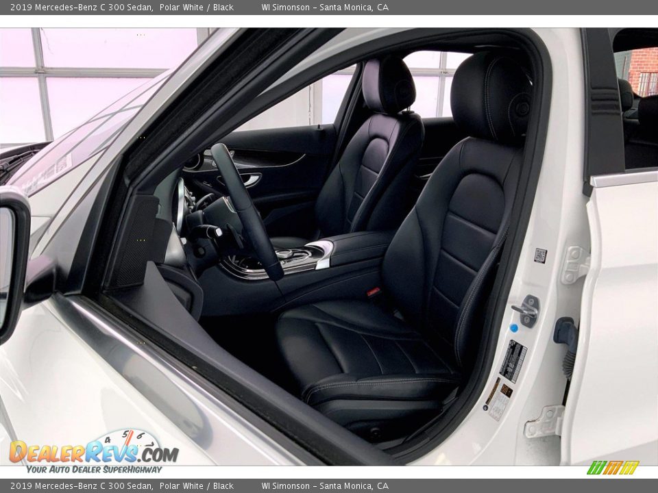 2019 Mercedes-Benz C 300 Sedan Polar White / Black Photo #18