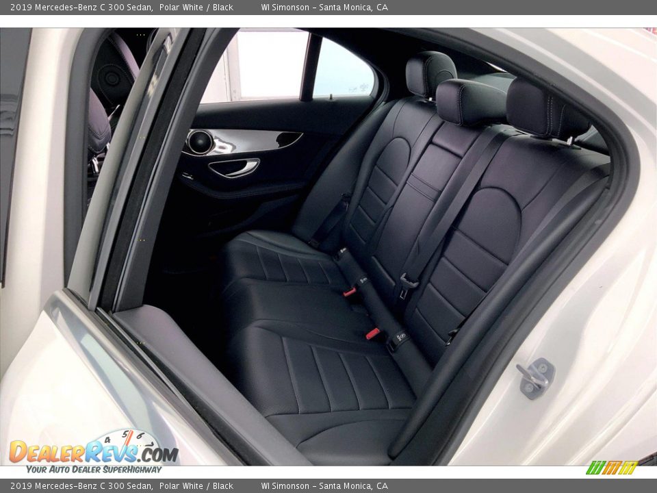 2019 Mercedes-Benz C 300 Sedan Polar White / Black Photo #20