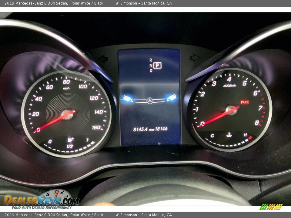 2019 Mercedes-Benz C 300 Sedan Polar White / Black Photo #23