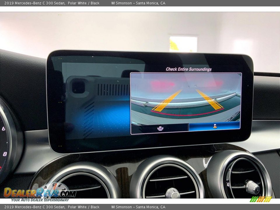 2019 Mercedes-Benz C 300 Sedan Polar White / Black Photo #24