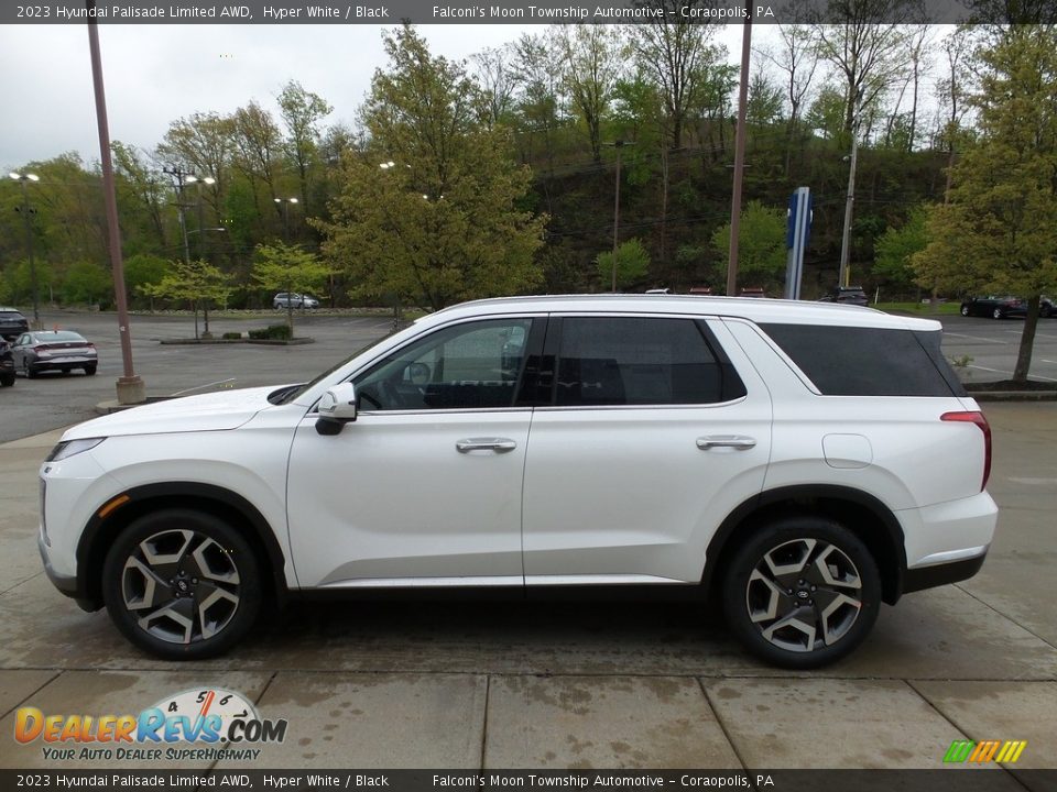 2023 Hyundai Palisade Limited AWD Hyper White / Black Photo #6