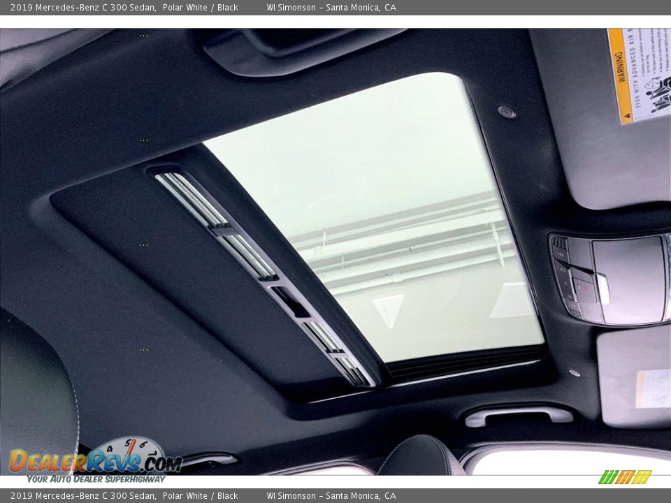 2019 Mercedes-Benz C 300 Sedan Polar White / Black Photo #25