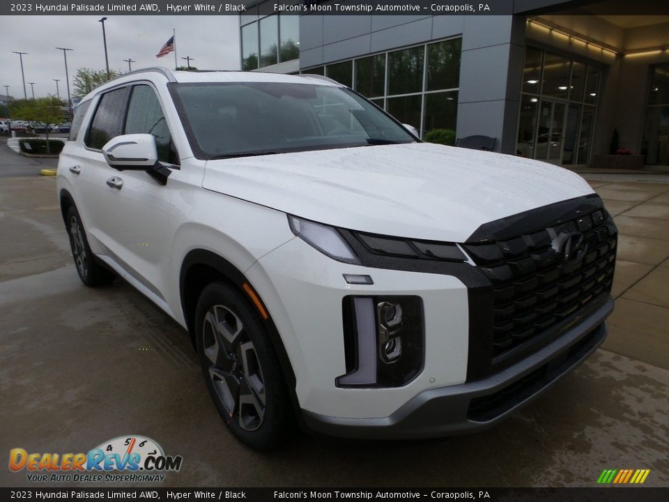 2023 Hyundai Palisade Limited AWD Hyper White / Black Photo #9