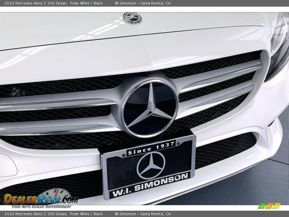2019 Mercedes-Benz C 300 Sedan Polar White / Black Photo #30