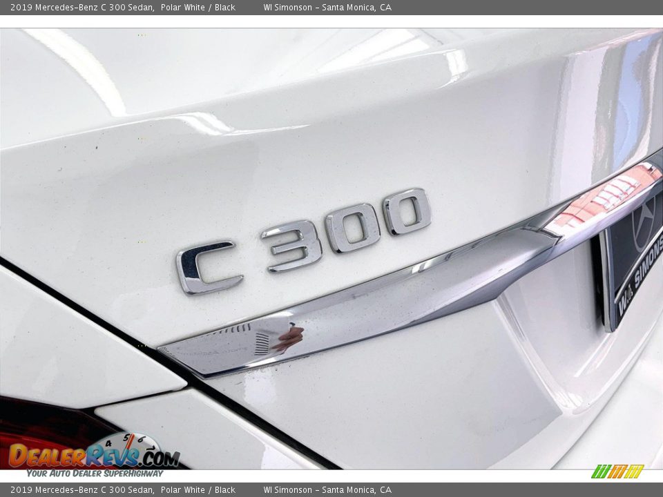 2019 Mercedes-Benz C 300 Sedan Polar White / Black Photo #31