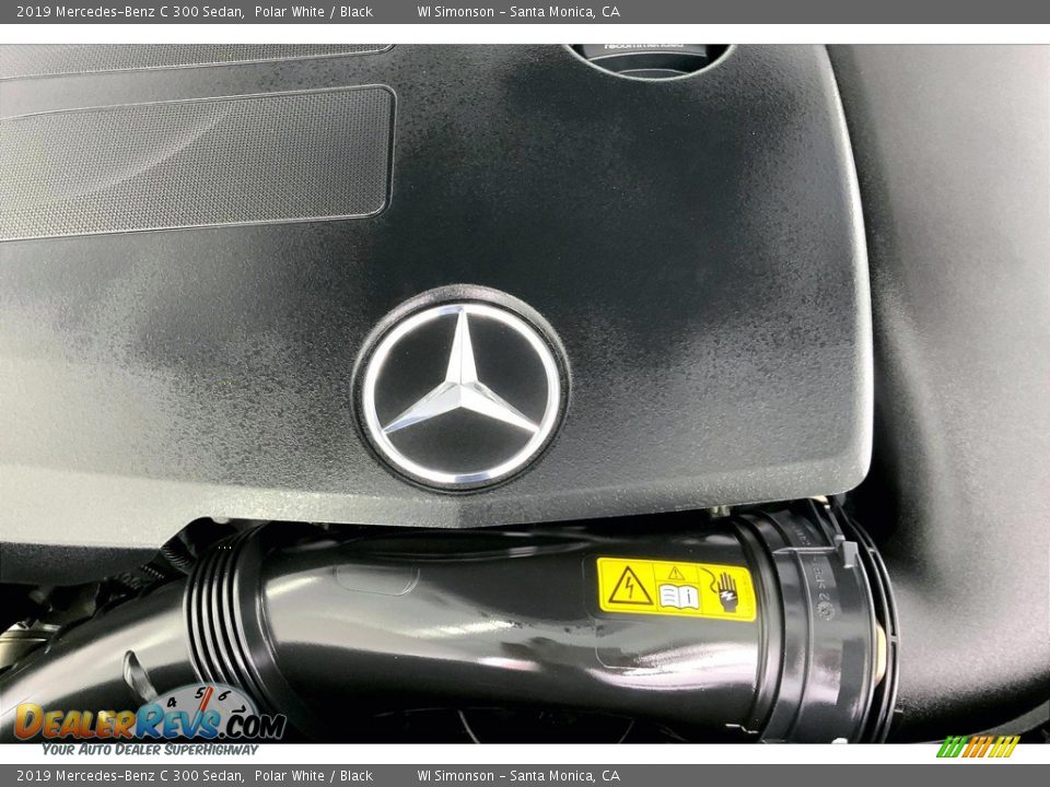 2019 Mercedes-Benz C 300 Sedan Polar White / Black Photo #32