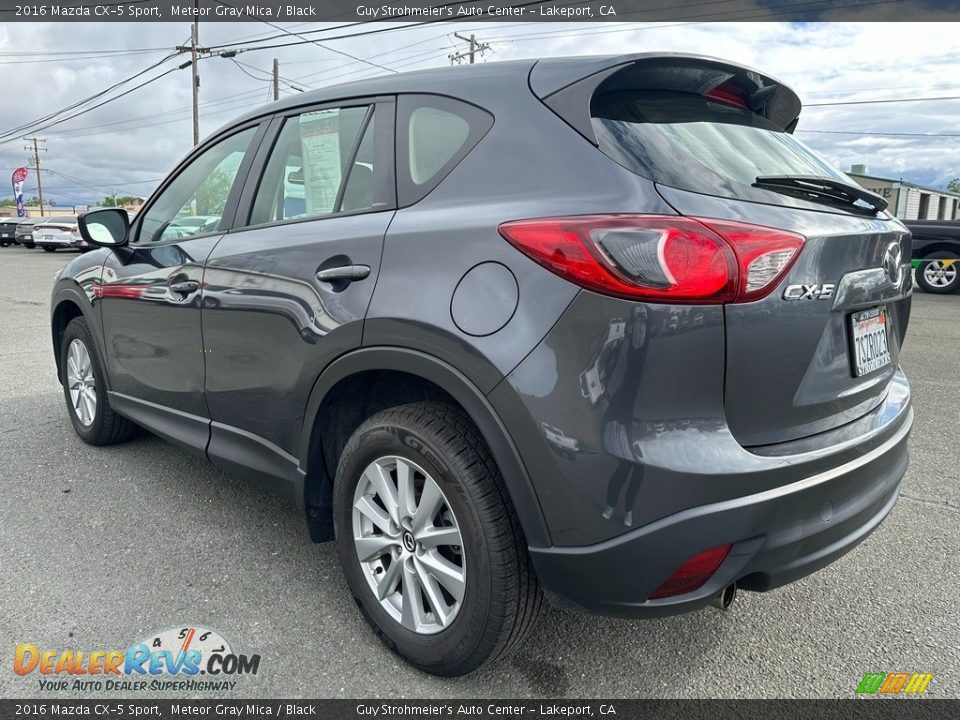 2016 Mazda CX-5 Sport Meteor Gray Mica / Black Photo #4