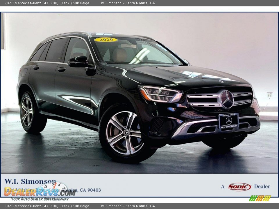 2020 Mercedes-Benz GLC 300 Black / Silk Beige Photo #1