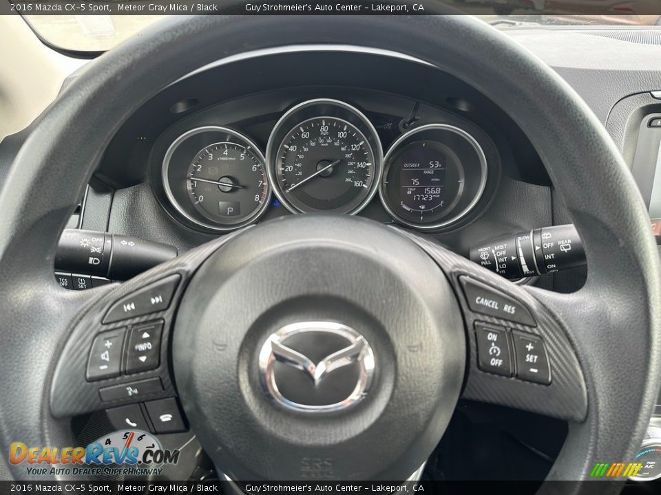 2016 Mazda CX-5 Sport Meteor Gray Mica / Black Photo #8