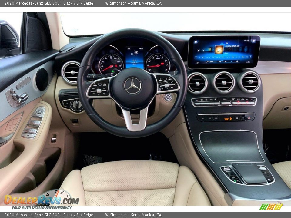 2020 Mercedes-Benz GLC 300 Black / Silk Beige Photo #4