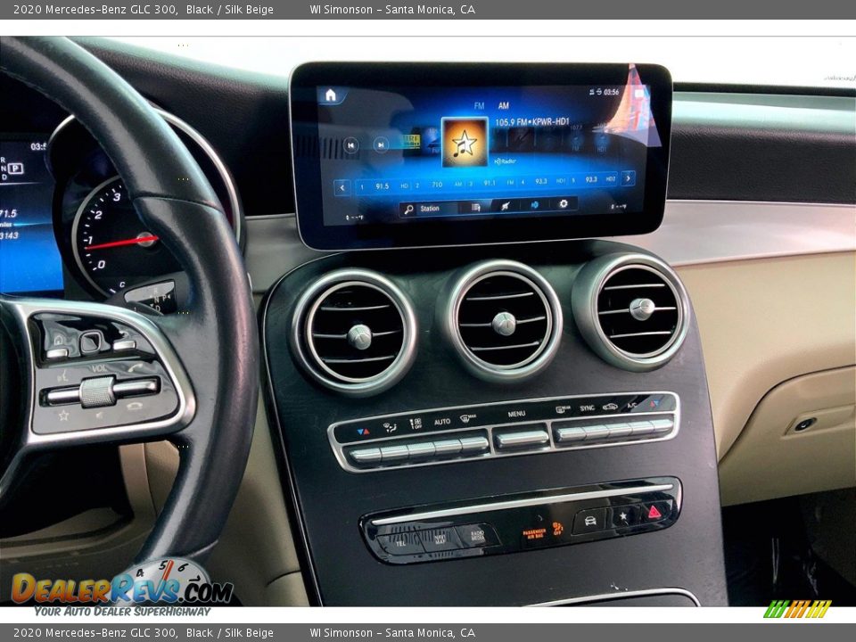 2020 Mercedes-Benz GLC 300 Black / Silk Beige Photo #5