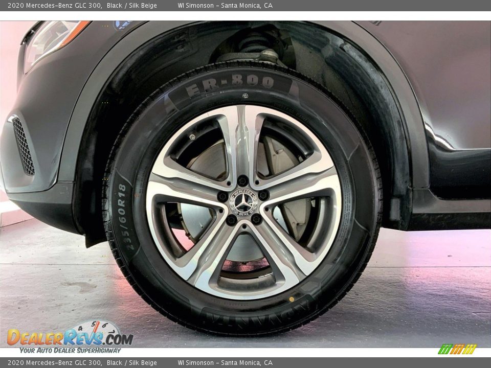 2020 Mercedes-Benz GLC 300 Black / Silk Beige Photo #8