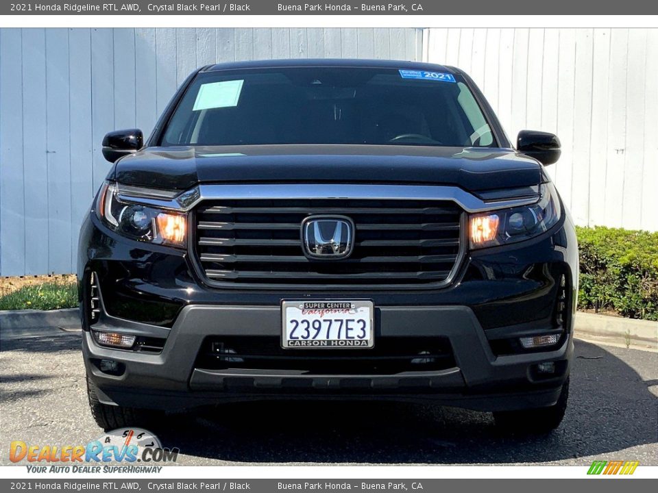 2021 Honda Ridgeline RTL AWD Crystal Black Pearl / Black Photo #4