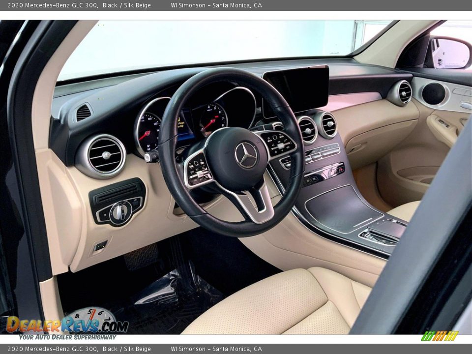 2020 Mercedes-Benz GLC 300 Black / Silk Beige Photo #14