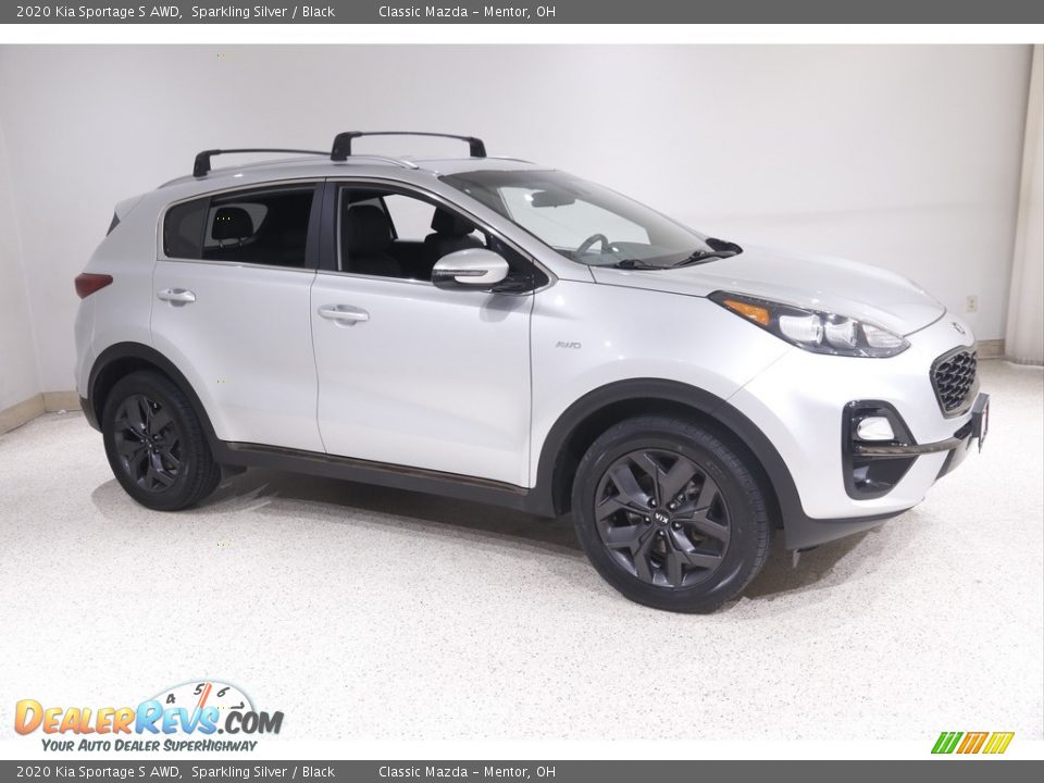 Sparkling Silver 2020 Kia Sportage S AWD Photo #1