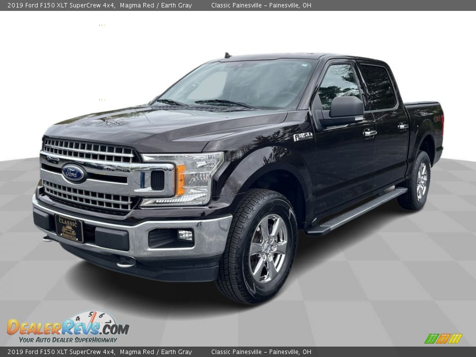 2019 Ford F150 XLT SuperCrew 4x4 Magma Red / Earth Gray Photo #1
