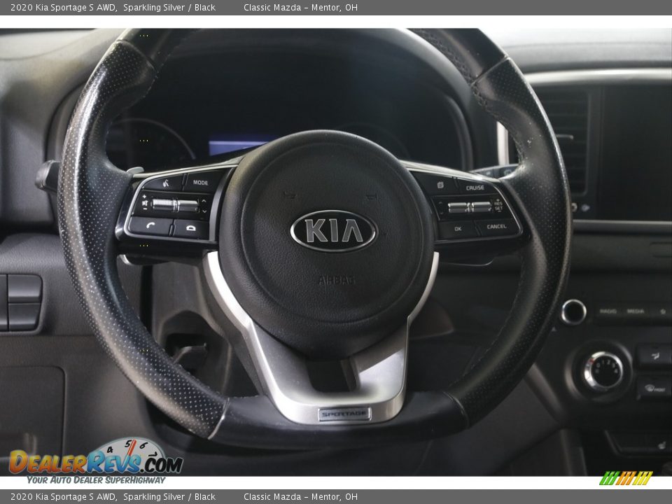 2020 Kia Sportage S AWD Steering Wheel Photo #7