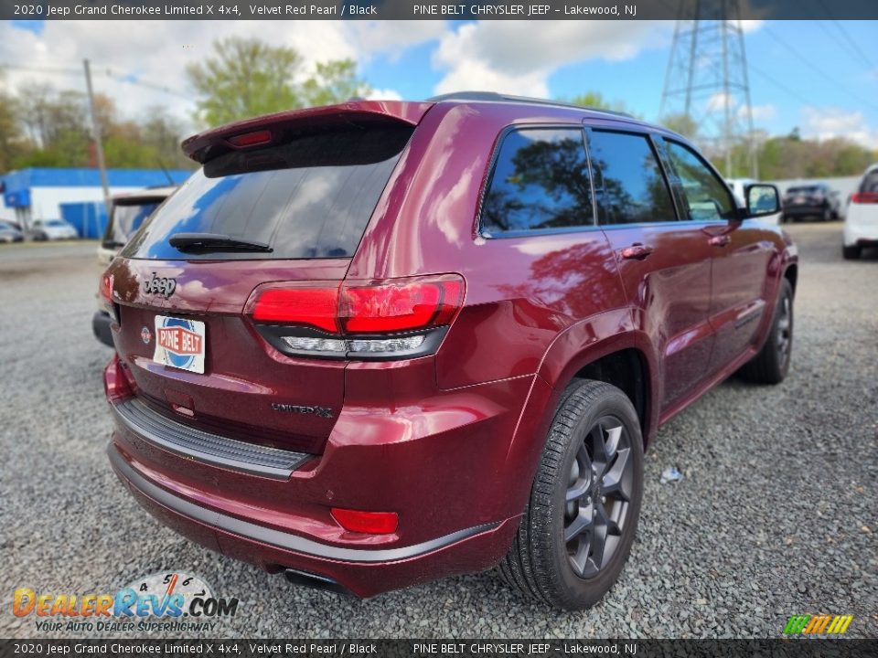 2020 Jeep Grand Cherokee Limited X 4x4 Velvet Red Pearl / Black Photo #3