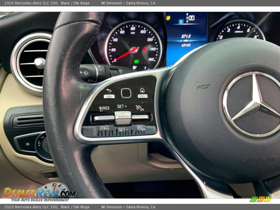 2020 Mercedes-Benz GLC 300 Black / Silk Beige Photo #21