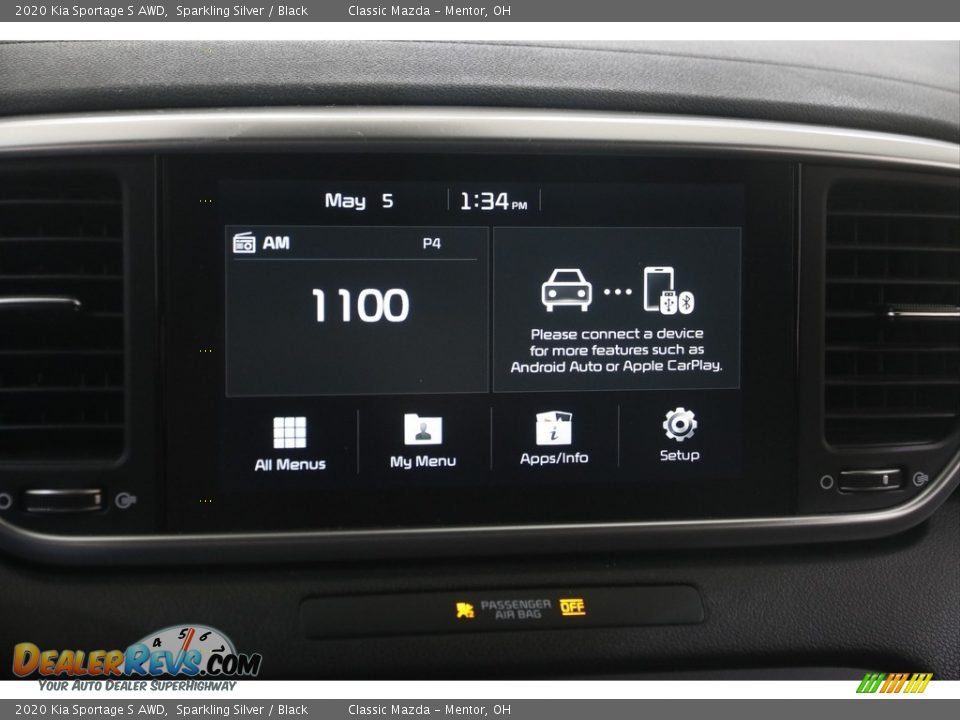 2020 Kia Sportage S AWD Sparkling Silver / Black Photo #9