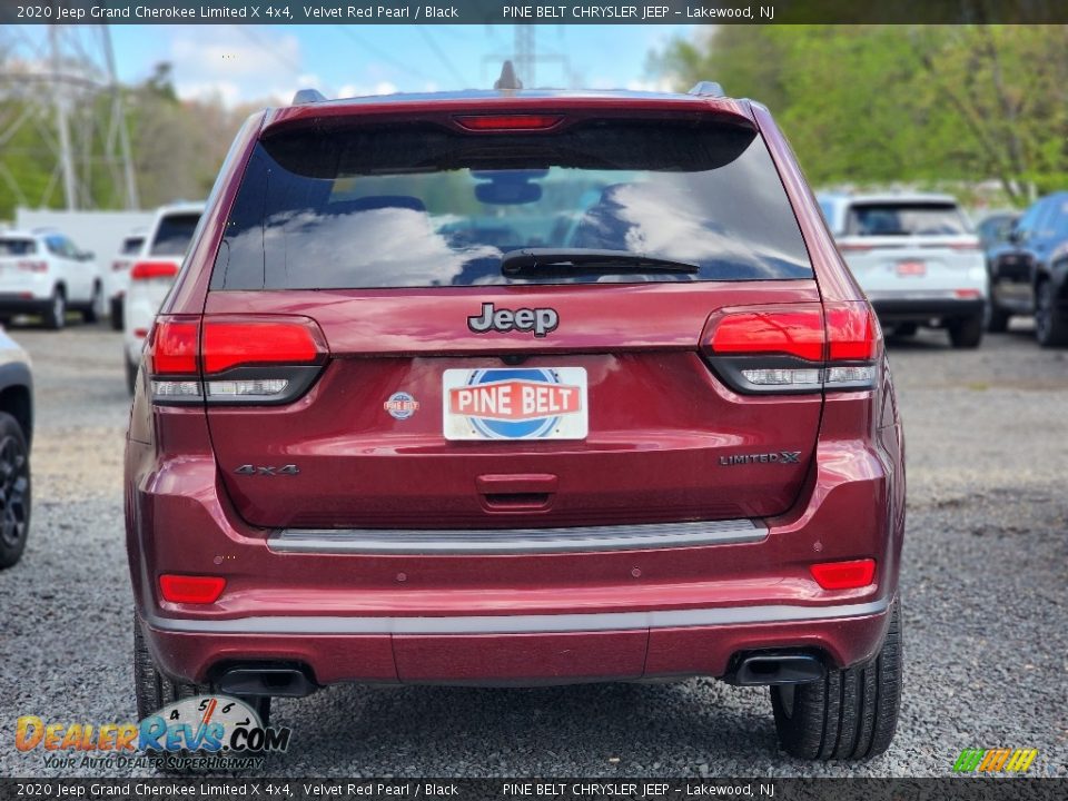 2020 Jeep Grand Cherokee Limited X 4x4 Velvet Red Pearl / Black Photo #4