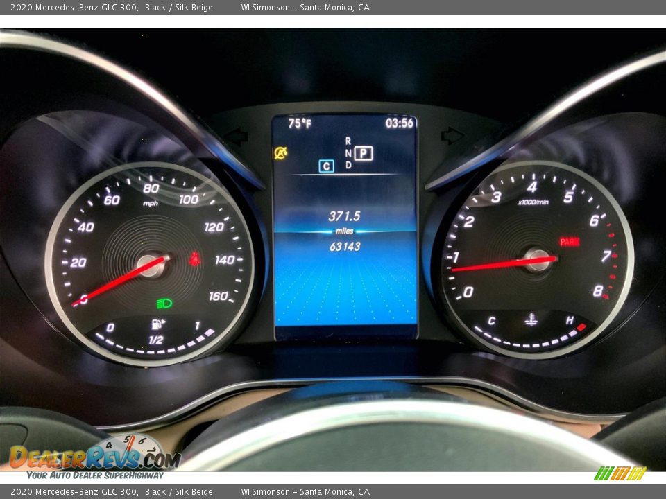 2020 Mercedes-Benz GLC 300 Black / Silk Beige Photo #23