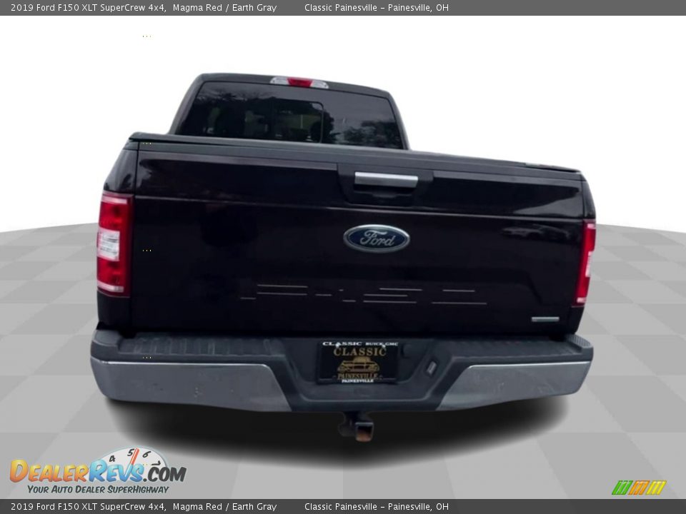 2019 Ford F150 XLT SuperCrew 4x4 Magma Red / Earth Gray Photo #7