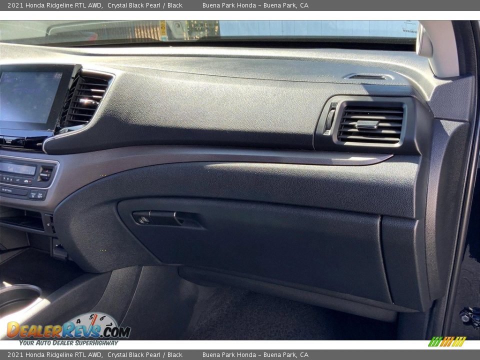 2021 Honda Ridgeline RTL AWD Crystal Black Pearl / Black Photo #18