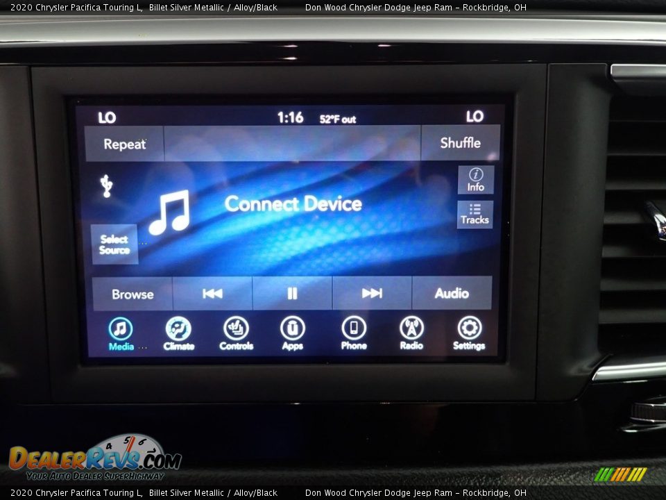 2020 Chrysler Pacifica Touring L Billet Silver Metallic / Alloy/Black Photo #2