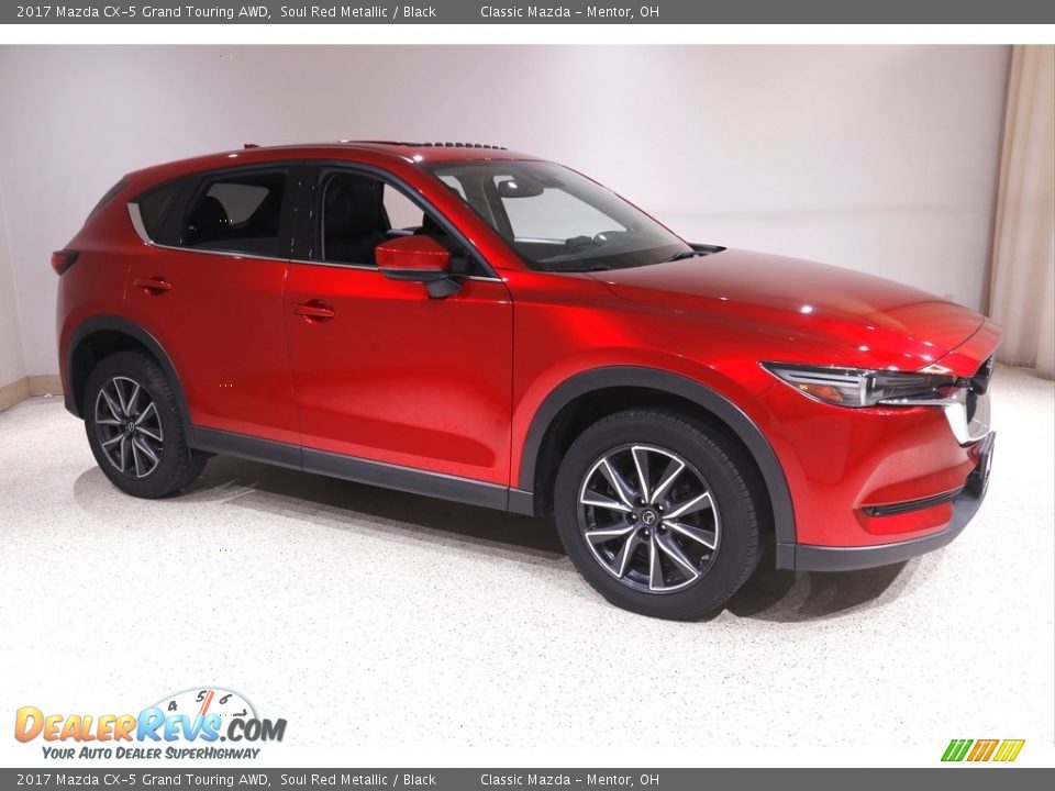 2017 Mazda CX-5 Grand Touring AWD Soul Red Metallic / Black Photo #1