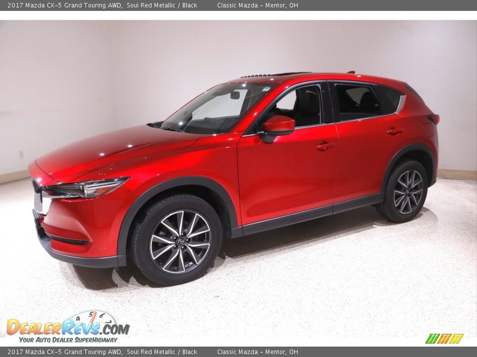 2017 Mazda CX-5 Grand Touring AWD Soul Red Metallic / Black Photo #3