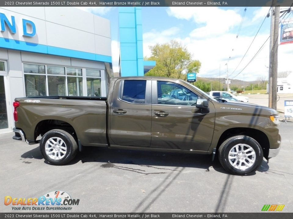 Harvest Bronze Metallic 2023 Chevrolet Silverado 1500 LT Double Cab 4x4 Photo #3