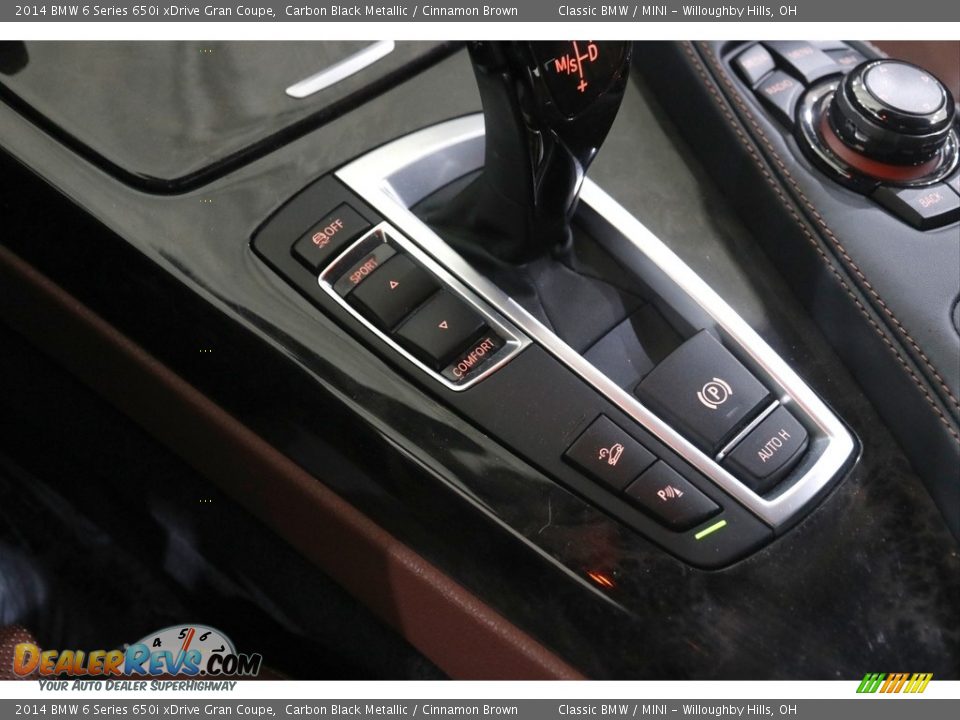 2014 BMW 6 Series 650i xDrive Gran Coupe Carbon Black Metallic / Cinnamon Brown Photo #16