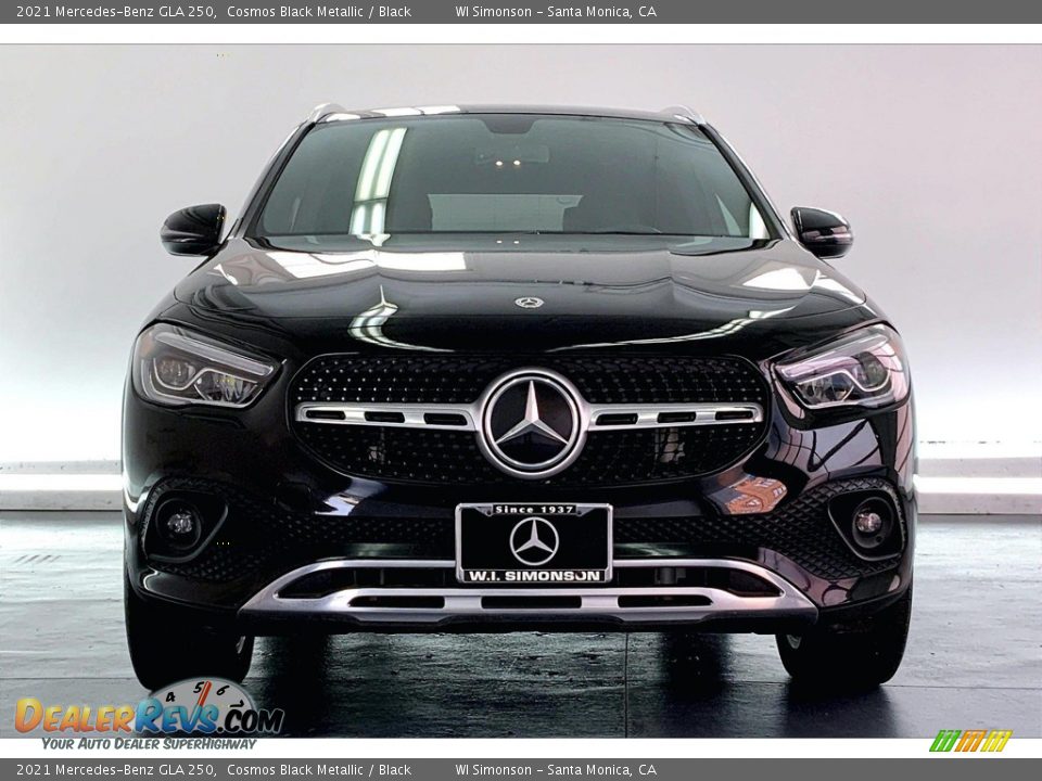 2021 Mercedes-Benz GLA 250 Cosmos Black Metallic / Black Photo #2