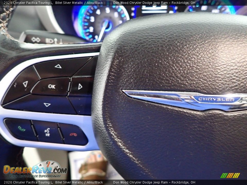 2020 Chrysler Pacifica Touring L Billet Silver Metallic / Alloy/Black Photo #17