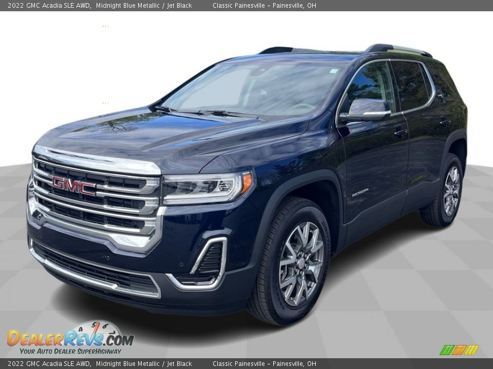 2022 GMC Acadia SLE AWD Midnight Blue Metallic / Jet Black Photo #1