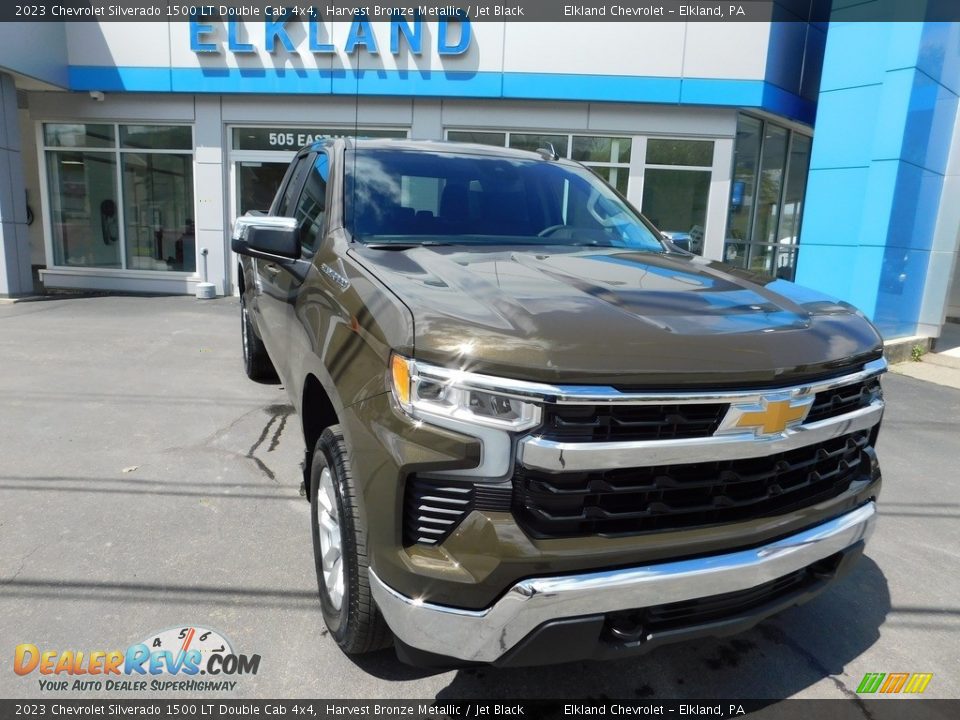 2023 Chevrolet Silverado 1500 LT Double Cab 4x4 Harvest Bronze Metallic / Jet Black Photo #14