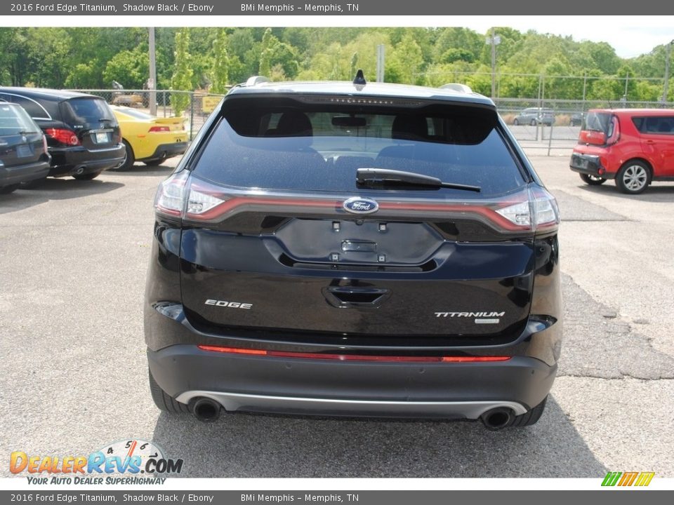 2016 Ford Edge Titanium Shadow Black / Ebony Photo #4