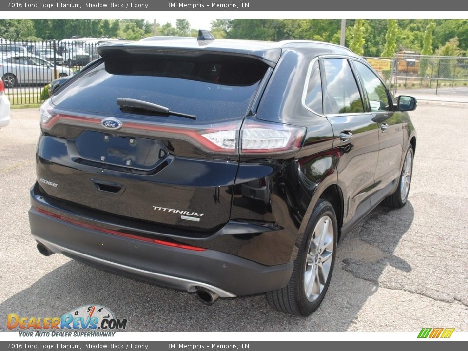 2016 Ford Edge Titanium Shadow Black / Ebony Photo #5