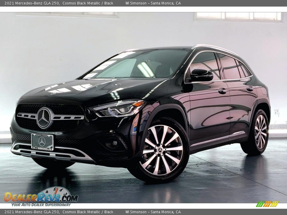 2021 Mercedes-Benz GLA 250 Cosmos Black Metallic / Black Photo #12