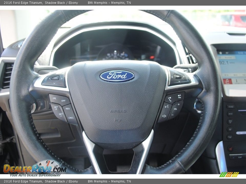 2016 Ford Edge Titanium Shadow Black / Ebony Photo #12