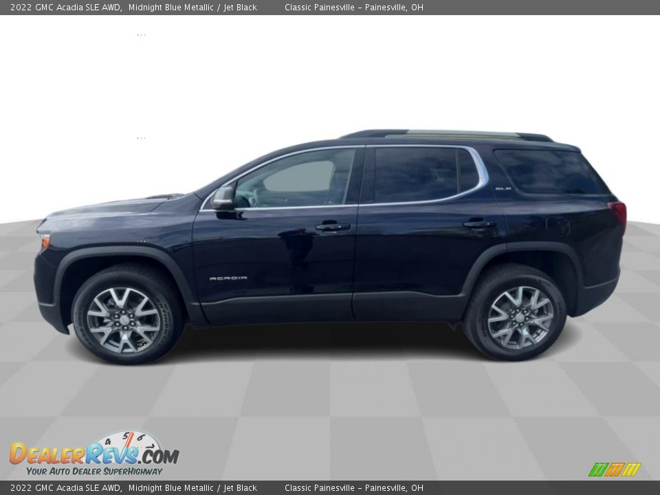 2022 GMC Acadia SLE AWD Midnight Blue Metallic / Jet Black Photo #5