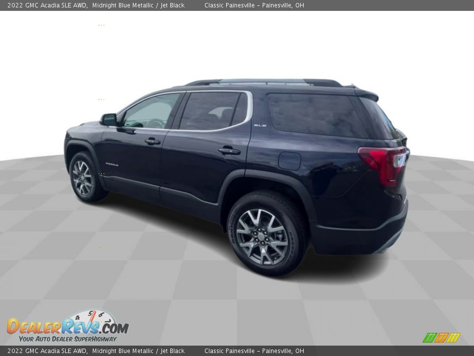 2022 GMC Acadia SLE AWD Midnight Blue Metallic / Jet Black Photo #6