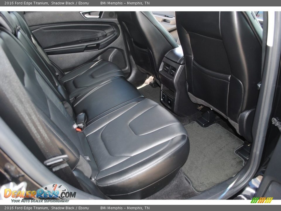 2016 Ford Edge Titanium Shadow Black / Ebony Photo #24