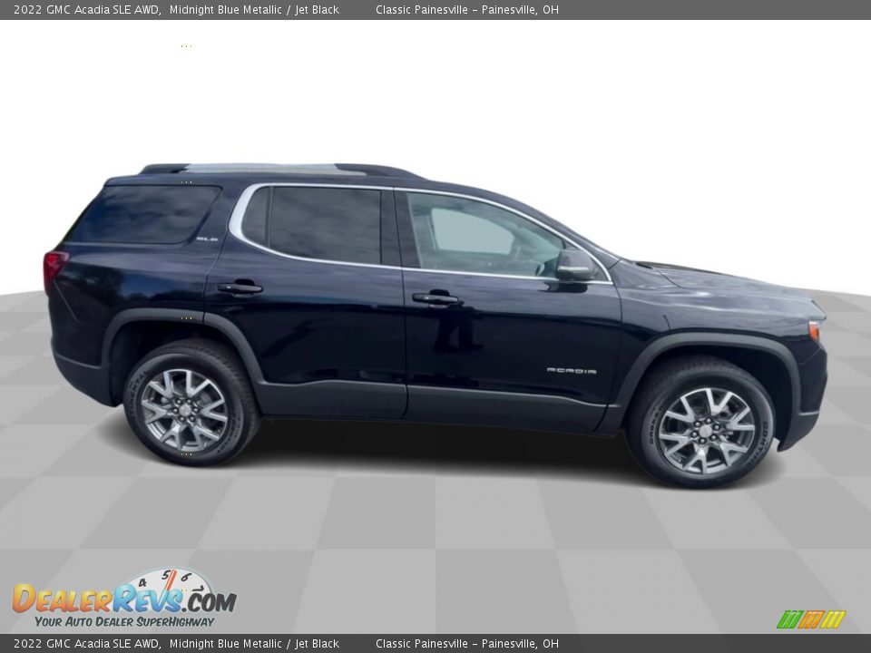 2022 GMC Acadia SLE AWD Midnight Blue Metallic / Jet Black Photo #9