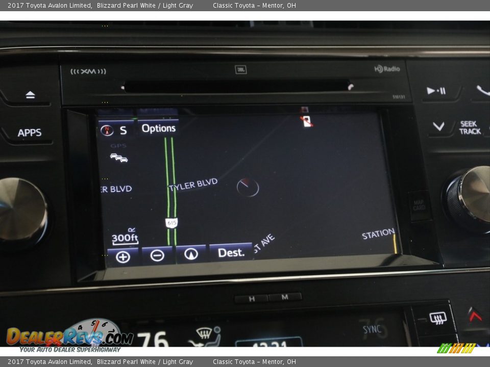 2017 Toyota Avalon Limited Blizzard Pearl White / Light Gray Photo #12