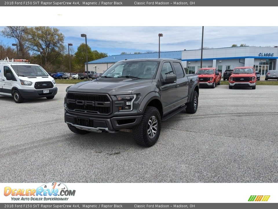 2018 Ford F150 SVT Raptor SuperCrew 4x4 Magnetic / Raptor Black Photo #1